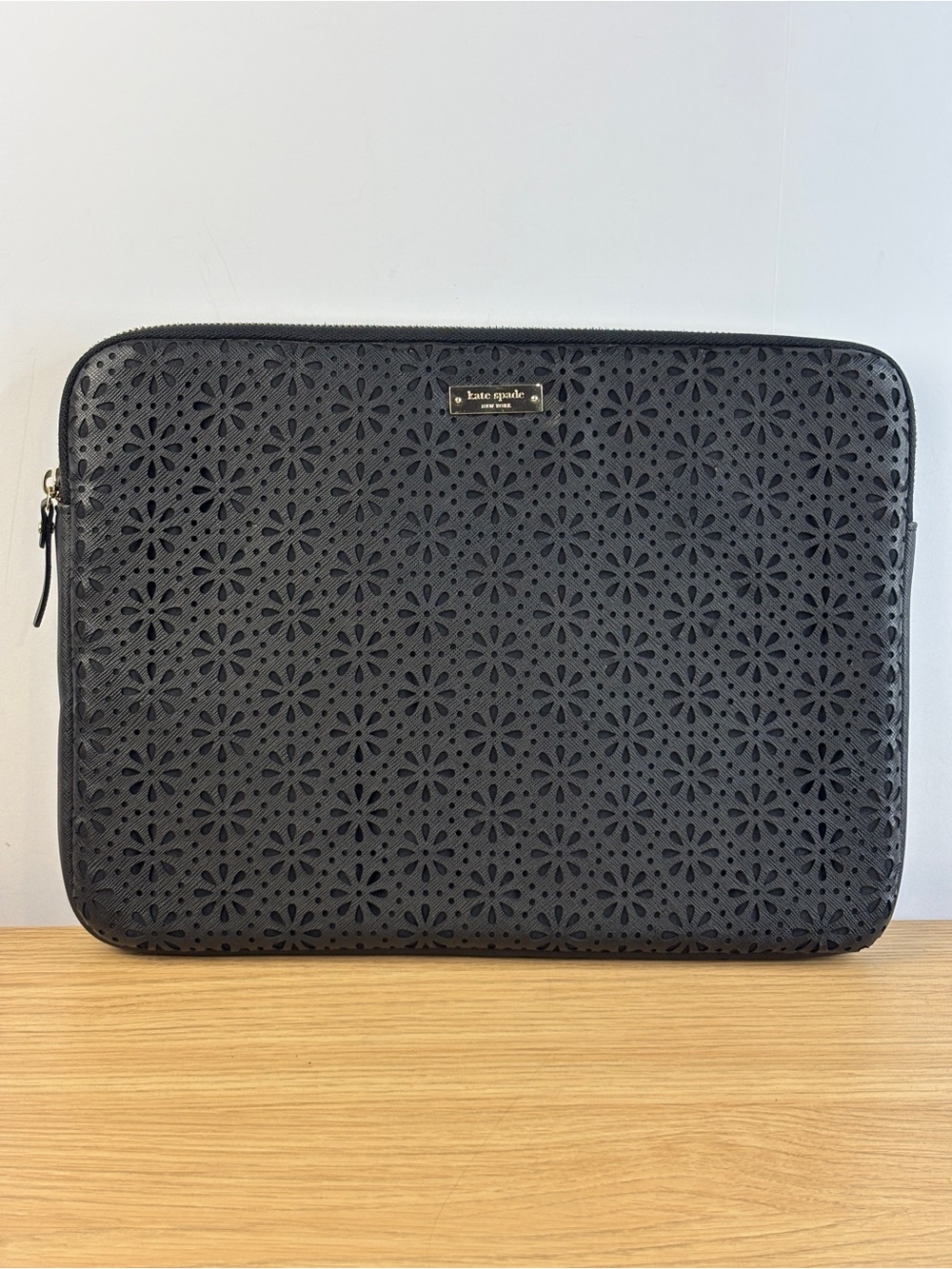 kate spade new york Perforated Daisy Laser-Cut Laptop Sleeve